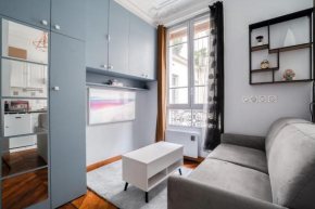 Studio rénové cosy metro Paris 2pers wifi